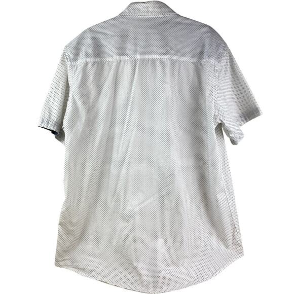 Airwalk Men's Polka Dot Button Up Short Sleeve Shirt Size XL - Picture 5 of 6